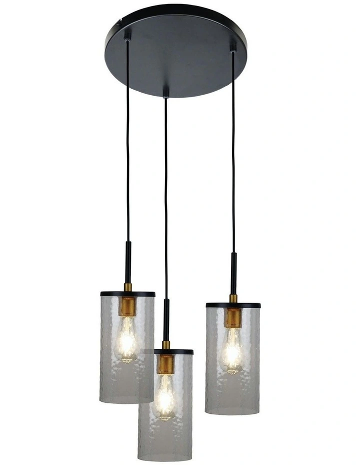 Raymont 3 Lits Pendant Light in Silver image 2