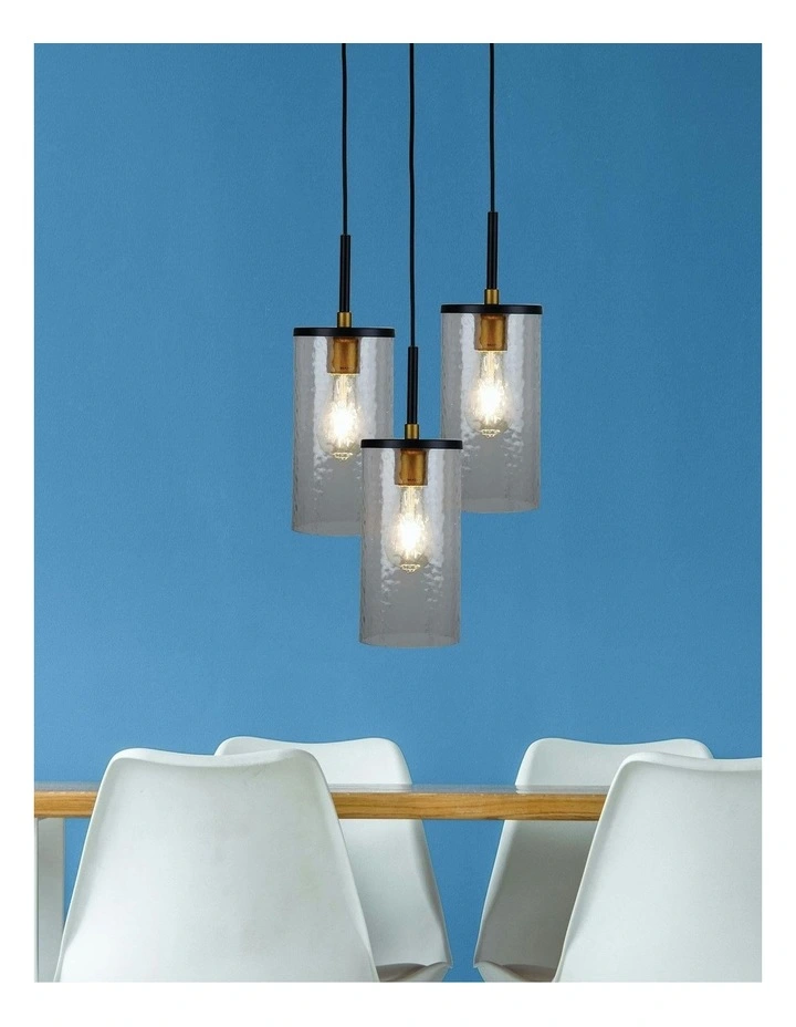 Raymont 3 Lits Pendant Light in Silver image 3