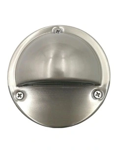 Luna Eyelid Garden Step Light 12v in Stainless Steel