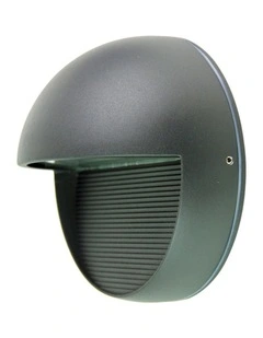 Vargo Led Round Exterior Light in Graphite