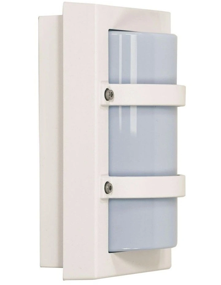 Trio Mini Exterior Bulkhead Light in White image 2