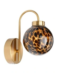 Rhea Rechargeable Built-in LED CCT Dimmable Wall Light in Amber