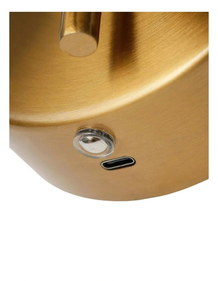 Rhea Rechargeable Built-in LED CCT Dimmable Wall Light in Amber image 7