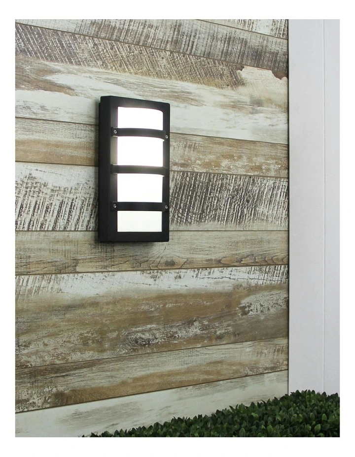 Trio Exterior Bulkhead Light in Black image 3