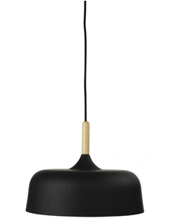Malt Modern Pendant Light 32cm in Black
