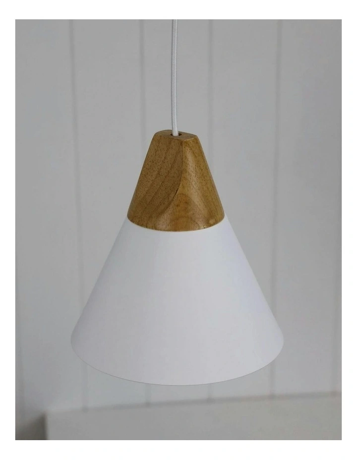 Trigo Pendant Light in White image 4
