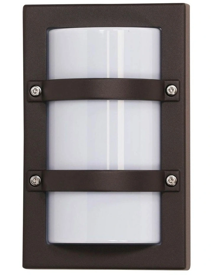 Trio Mini Exterior Graphite Bulkhead Light in Grey image 1