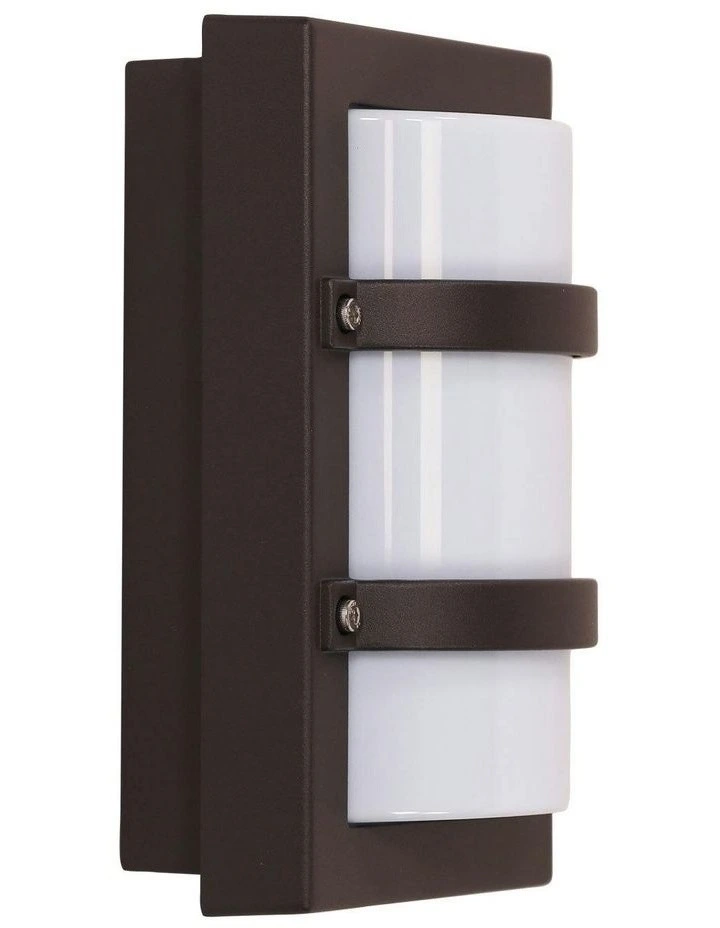Trio Mini Exterior Graphite Bulkhead Light in Grey image 2
