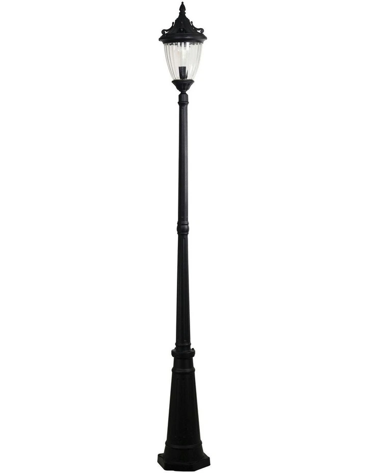 Newark Outdoor Post Top in Black image 1