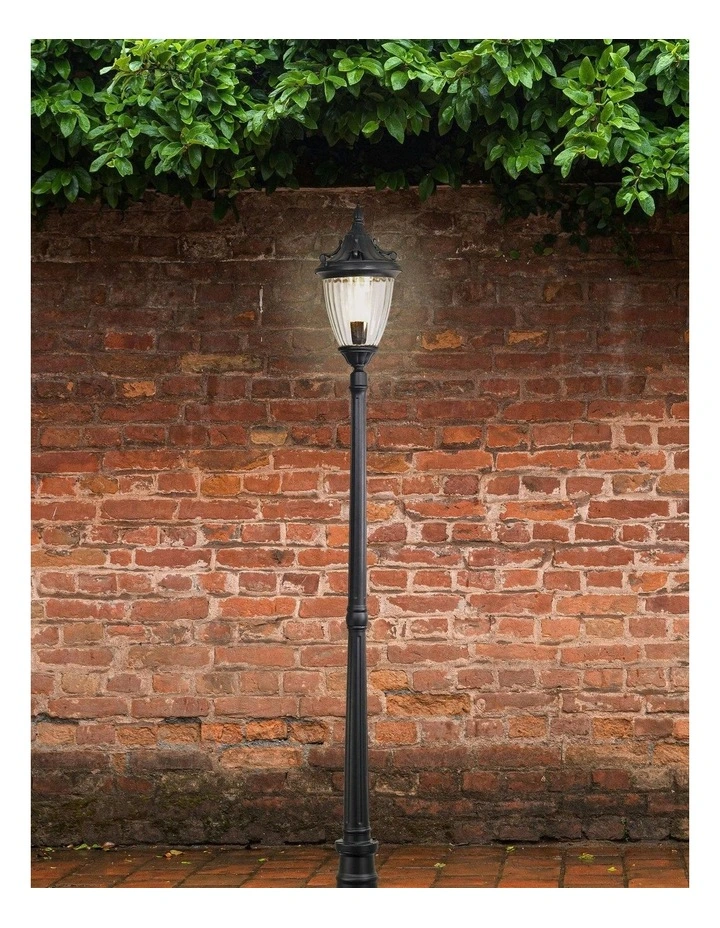 Newark Outdoor Post Top in Black image 3