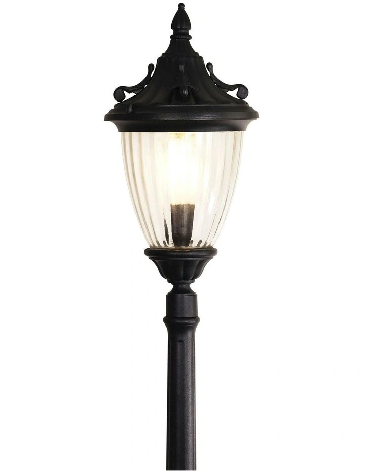 Newark Outdoor Post Top in Black image 5