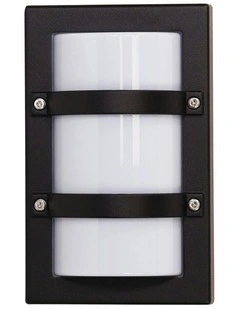 Trio Mini Exterior Bulkhead Light in Black