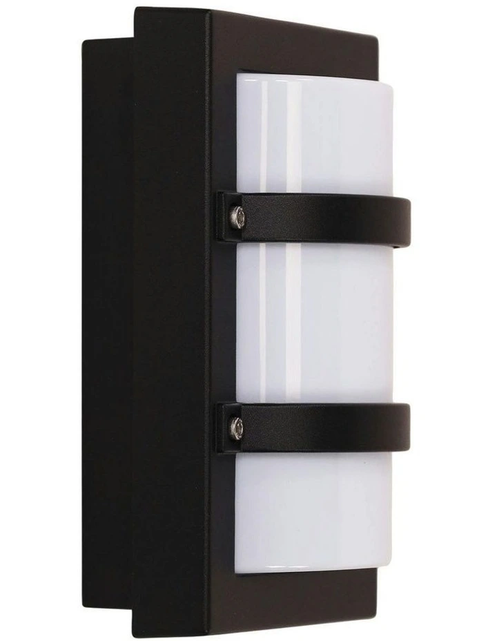 Trio Mini Exterior Bulkhead Light in Black image 2