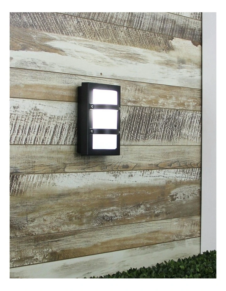 Trio Mini Exterior Bulkhead Light in Black image 3