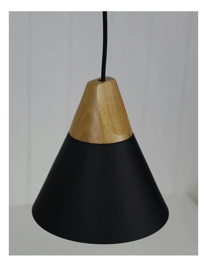 Trigo Pendant Light in Black image 4