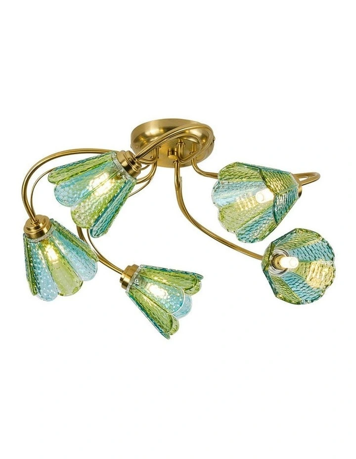 Coraline Flush Ceiling Light 5x in Multi image 2