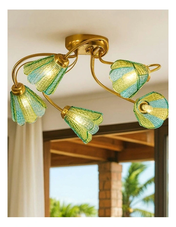 Coraline Flush Ceiling Light 5x in Multi image 3