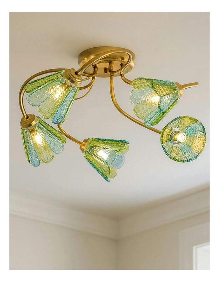 Coraline Flush Ceiling Light 5x in Multi image 4
