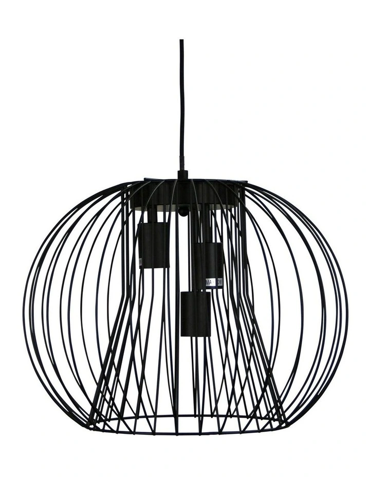 Malo 45 Wire Pendant in Black image 2
