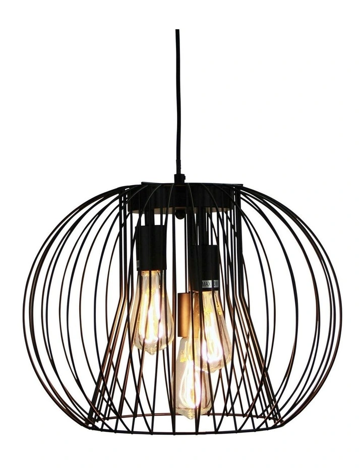 Malo 45 Wire Pendant in Black image 3