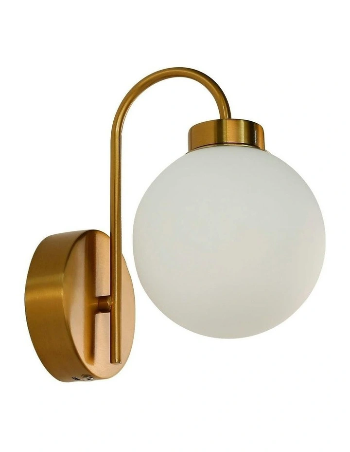Rhea Rechargeable Built-in LED CCT Dimmable Wall Light in White image 1
