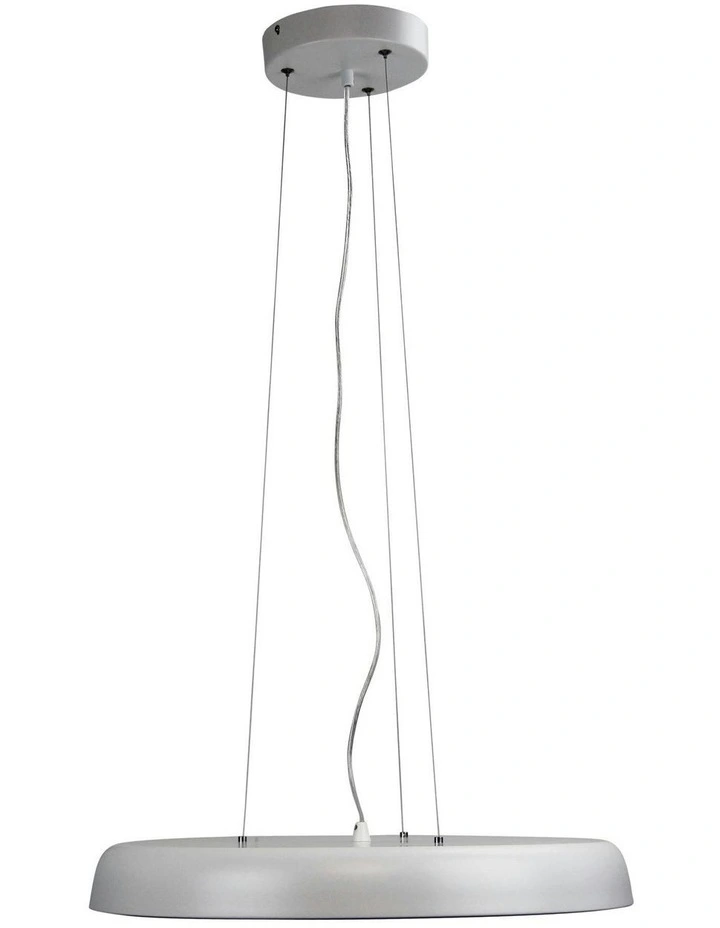 Madison Dimmable LED Pendant Light 56cm in White image 3