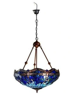 Dragonfly Pendant Light in Blue