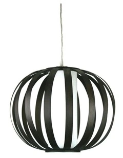 Buco Brown Strips Pendant Shade in brown