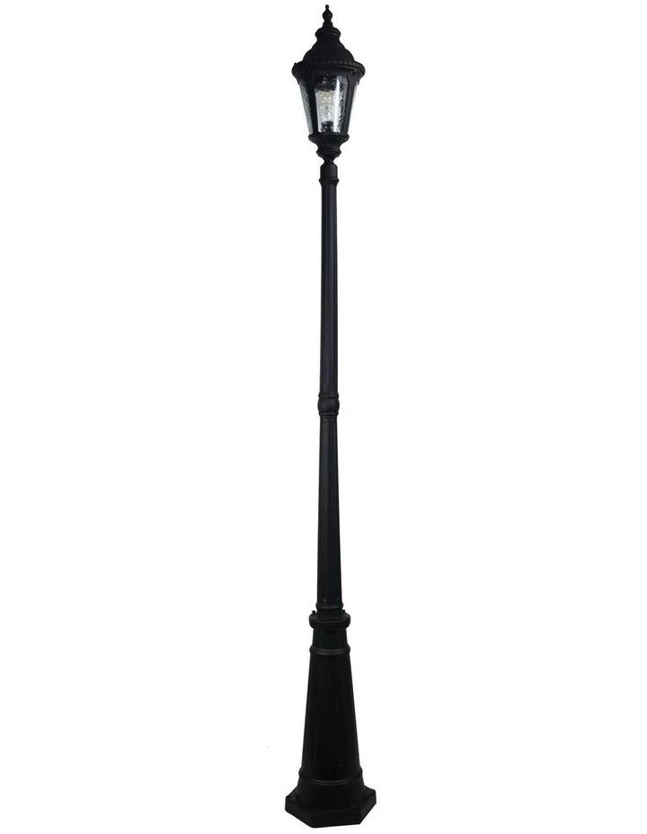 Bristol Outdoor Post Top in Black image 1