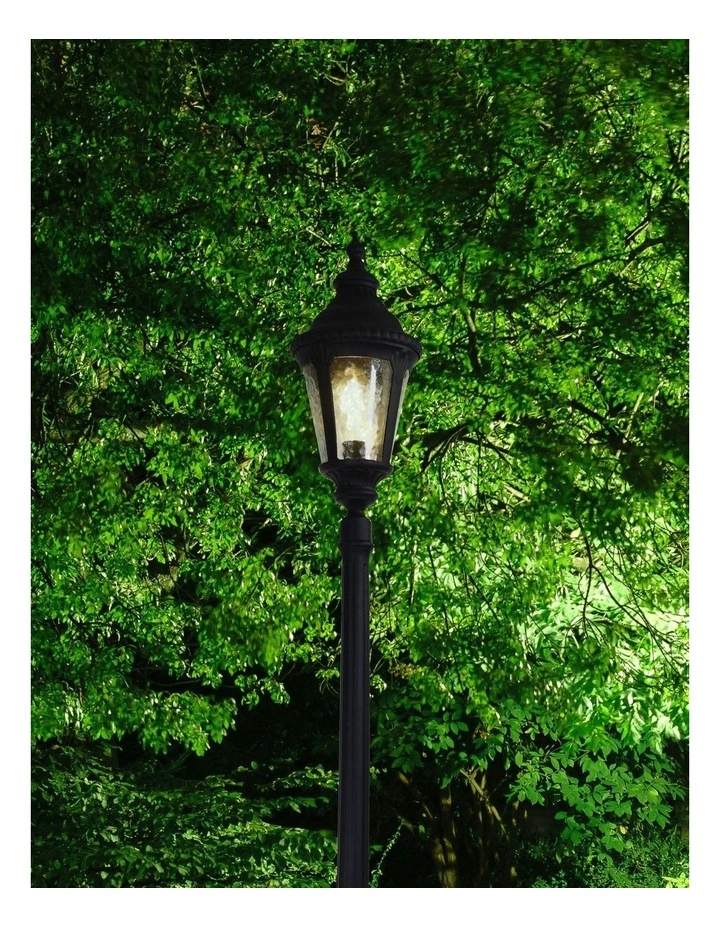 Bristol Outdoor Post Top in Black image 3