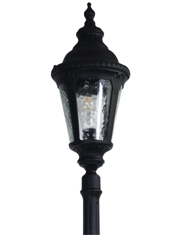 Bristol Outdoor Post Top in Black image 6