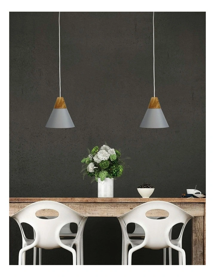 Trigo Pendant Light in Grey image 5