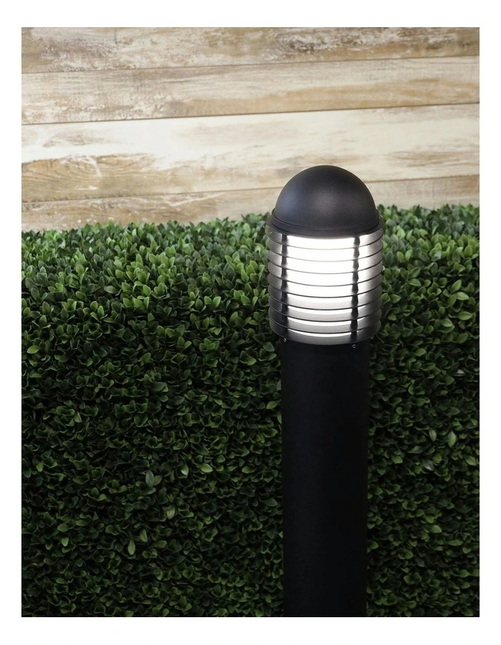 Velika Surface Mounted Outdoor Bollard in Black image 2