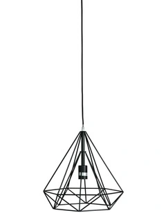 Lenox Geometric Pendant Light in Black
