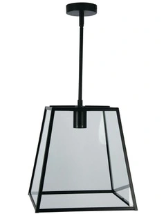 Eaton Single Pendant Light 30cm in White