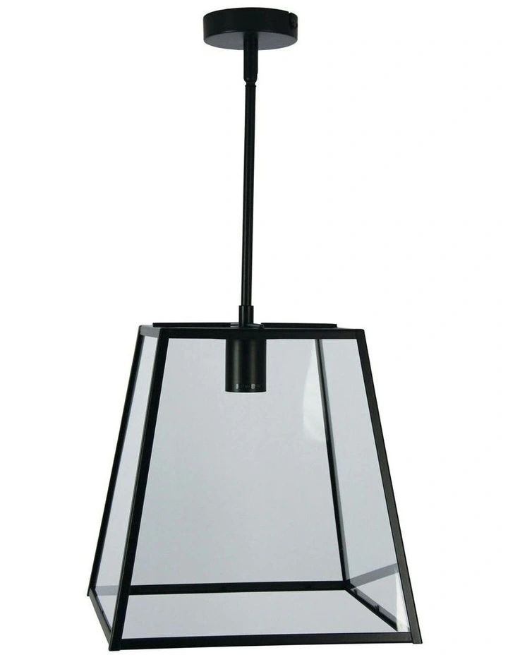 Eaton Single Pendant Light 30cm in White image 1