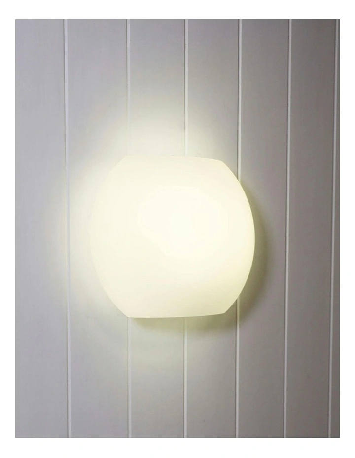 Elba Flush Mount Wall Light in Opal image 4