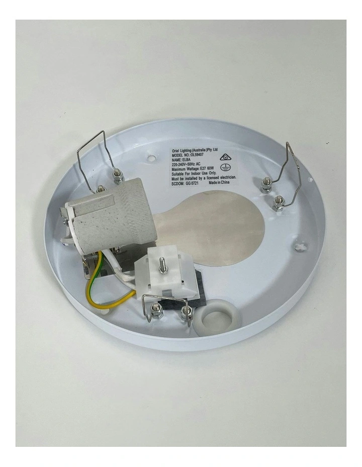 Elba Flush Mount Wall Light in Opal image 5