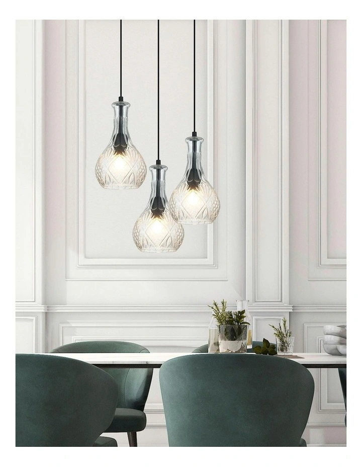 Decant Single Pendant Light in White image 3
