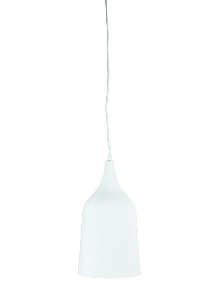 Plato Single Pendant in Light White image 1