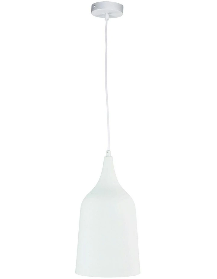 Plato Single Pendant in Light White image 2