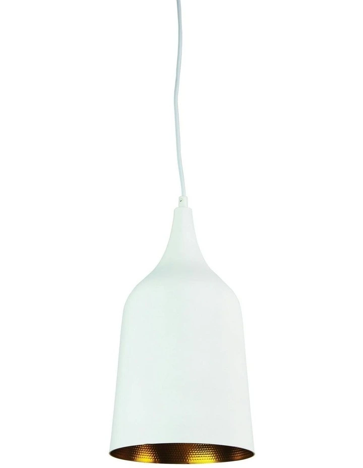 Plato Single Pendant in Light White image 3