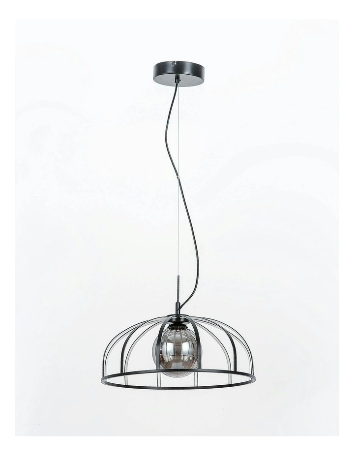 Calista LED Pendant Light in Black image 3