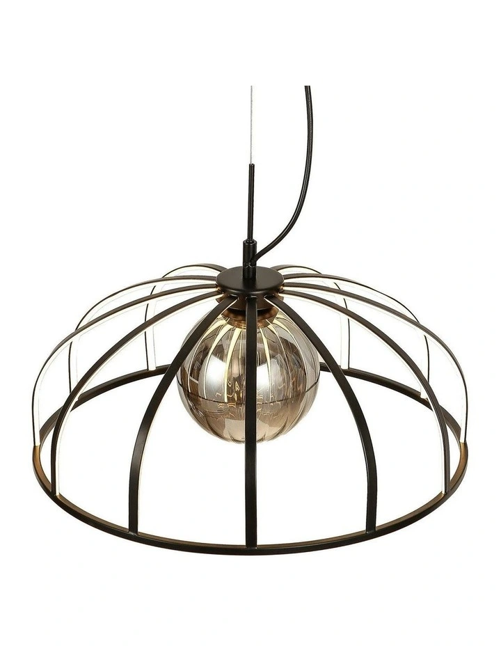 Calista LED Pendant Light in Black image 5