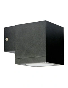Kube Single Exterior Light in Black