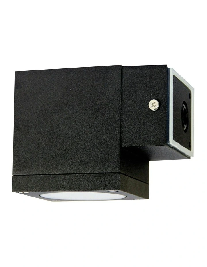 Kube Single Exterior Light in Black image 2