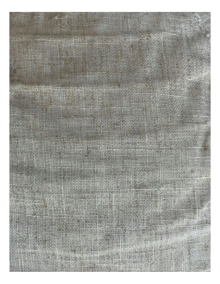 Kanto Round Flax Linen Shade Light 60cm in Cream image 4
