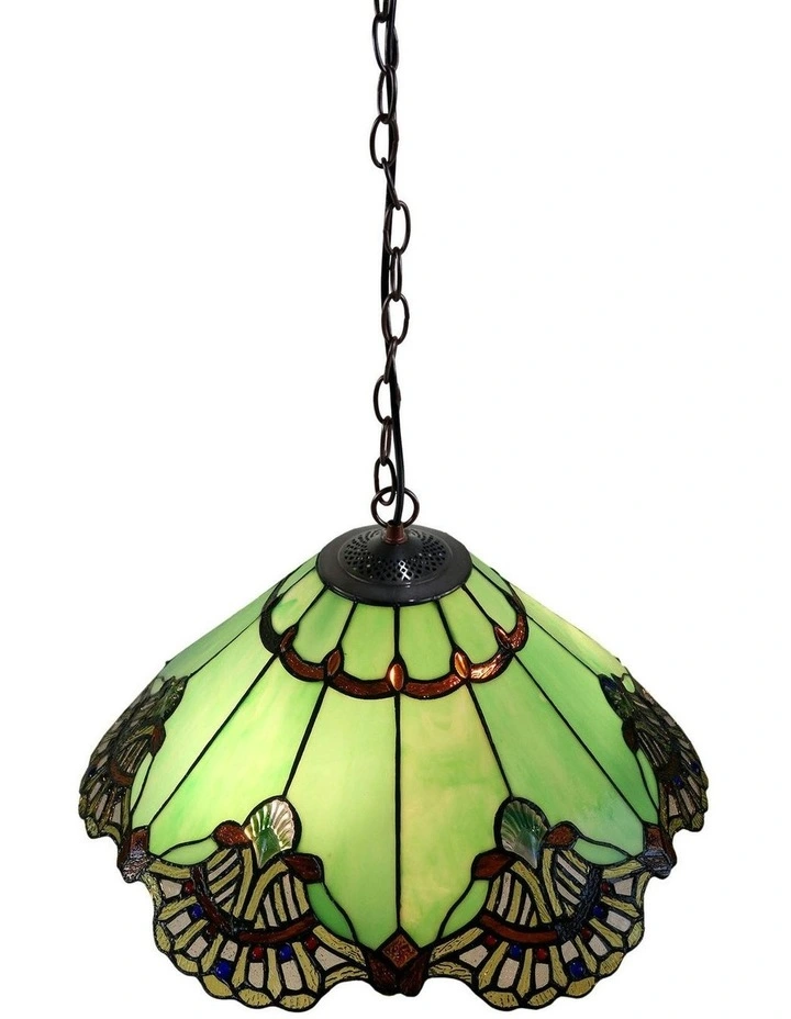 Benita Tiffany Pendant Light in Jade image 1