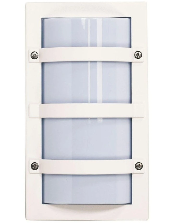 Trio Exterior Bulkhead Light in White image 1
