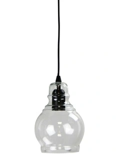 Auburn.3 Clear Glass Single Pendant